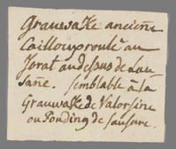 L 01670
<br/>
Label met opschrift
<br/>
<em>Escher von der Linth, Johannes Conrad (1767-1823)</em>